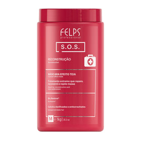 Felps Xmix SOS Extreme Repair Mask jar closeup showing premium conditioning for damaged hair.