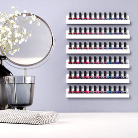 FEMELI nail polish wall rack easy-assembly with included hardware