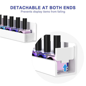 FEMELI nail polish wall rack wall-mount display with quick access