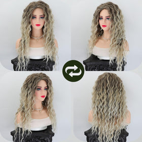 Fencca heat-resistant synthetic fibers deliver natural-looking curls and shine.