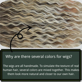 Fencca 24-inch wig with breathable rose-net cap for comfort.