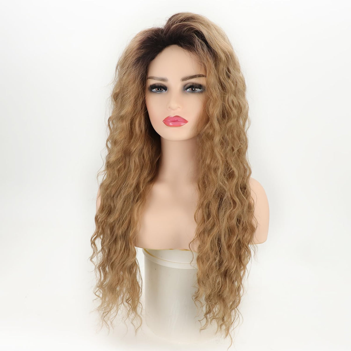 Fencca heat-resistant synthetic fiber wig offers natural look and soft feel