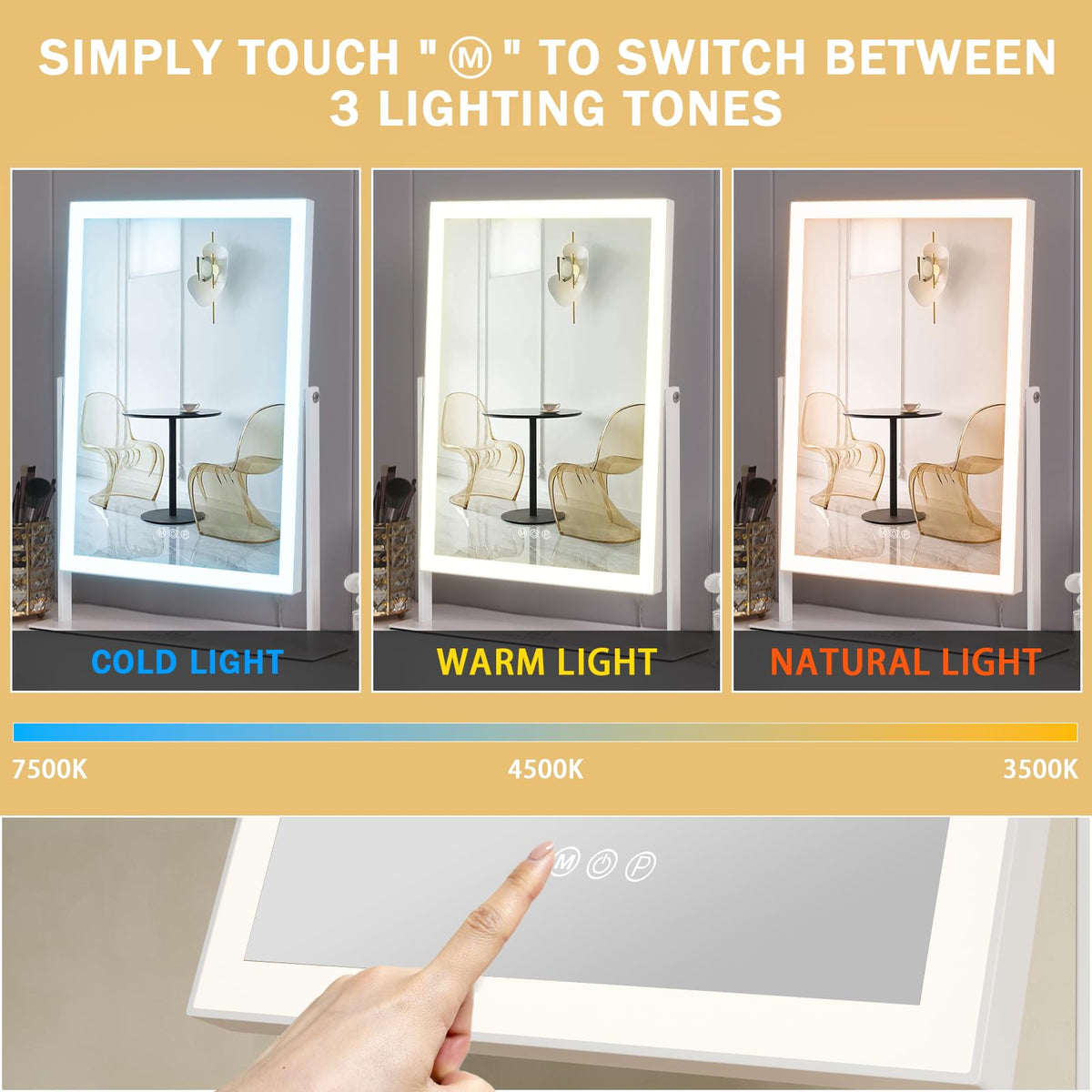 Fenchilin smart touch control with memory function close-up