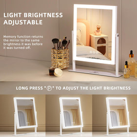FENCHILIN silvered glass delivers a crisp reflection for accurate makeup checks.
