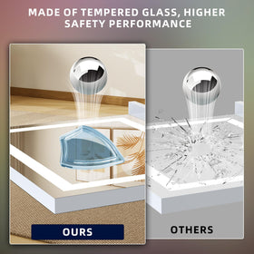 FENCHILIN tempered glass provides sharp, safe reflections