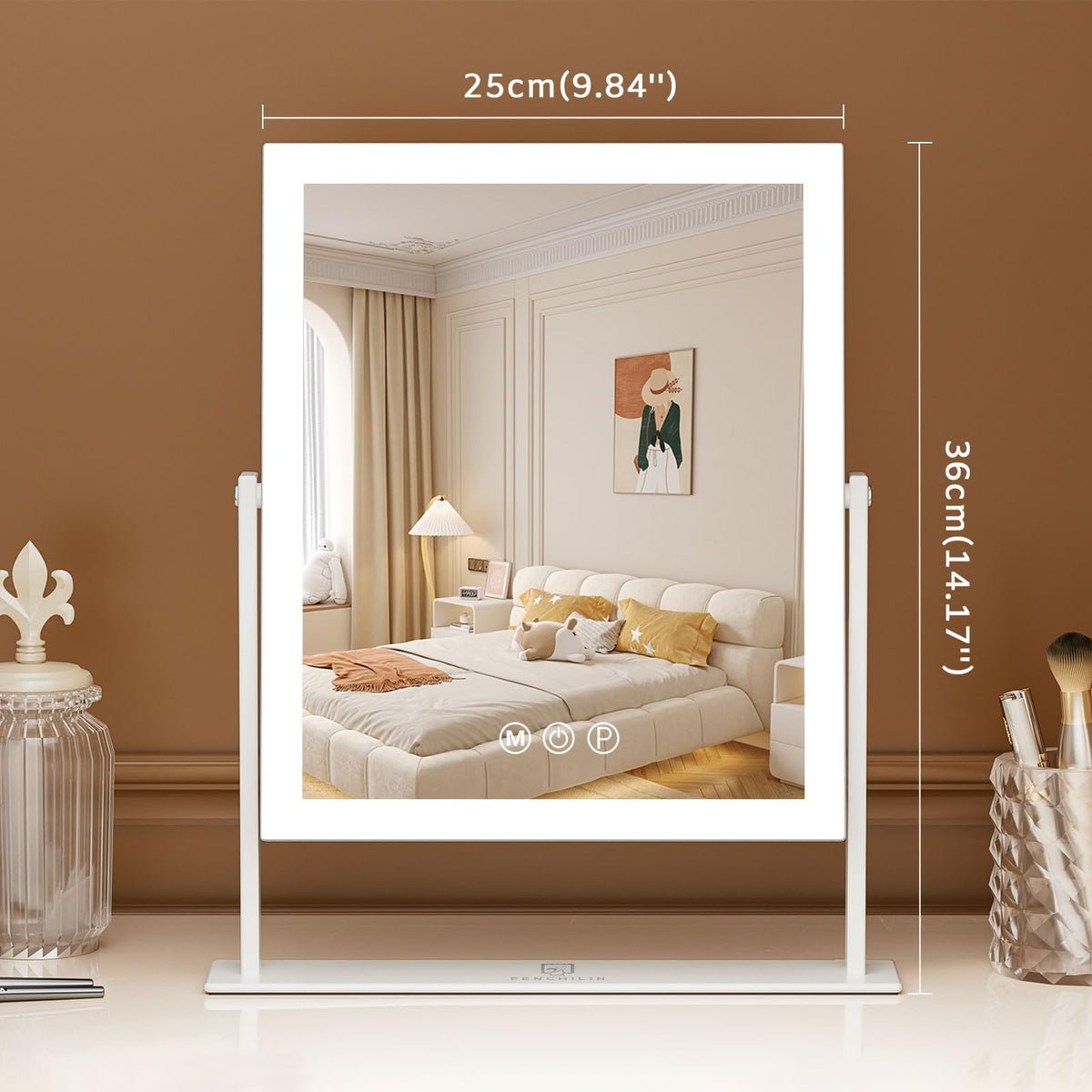 FENCHILIN three-color light settings accommodate different tasks and times of day.