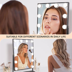 Fenchilin vanity mirror durable metal frame ensuring stable daily use.