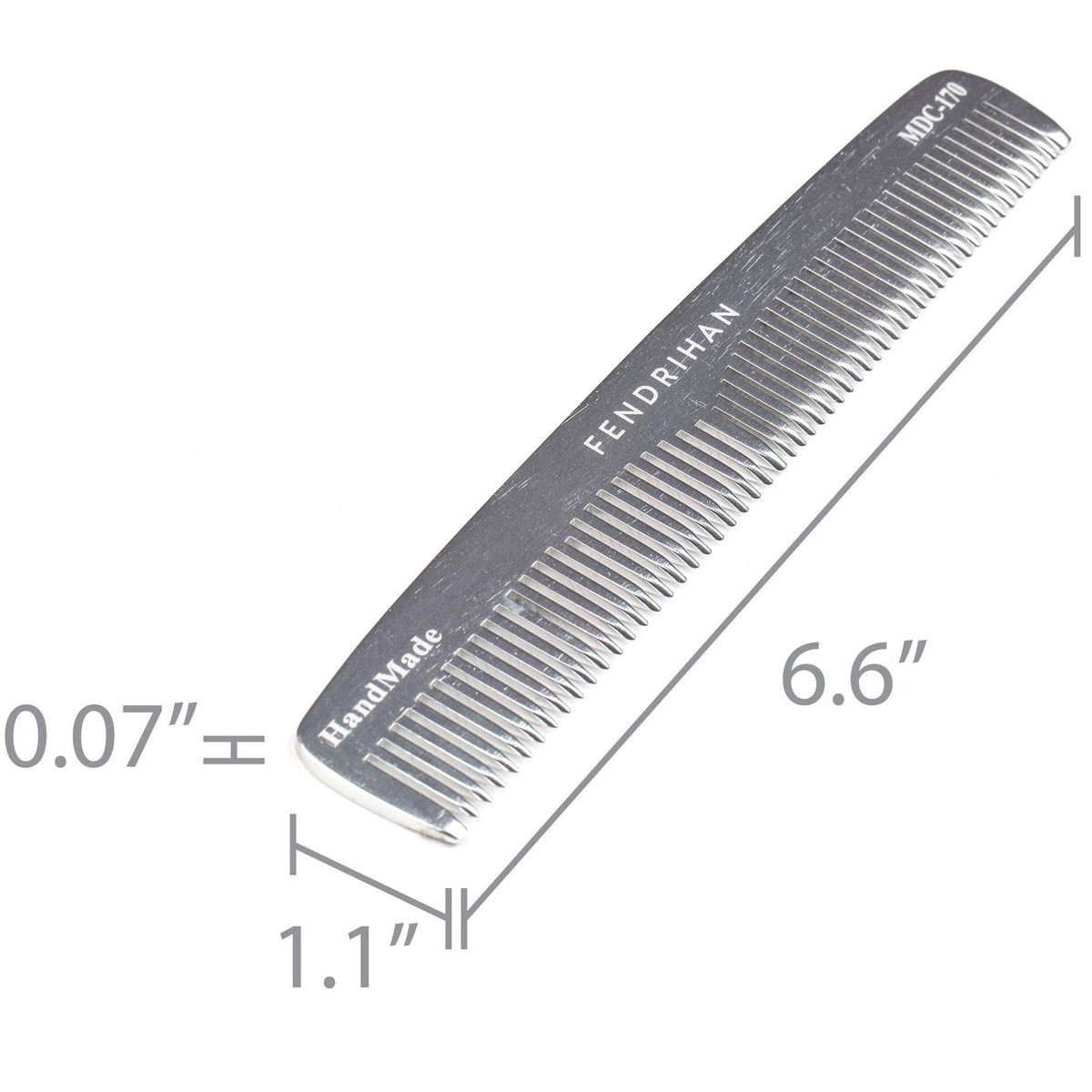 Fendrihan double-tooth comb detangles wet or dry hair with minimal snag
