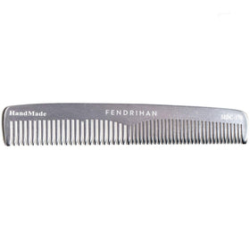 Fendrihan double-tooth comb teeth close-up shows smooth rounded edges for gentle detangling