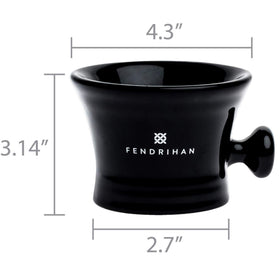 Fendrihan Apothecary Shaving Mug highlights heat retaining ceramic walls for a warm shave