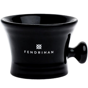 Fendrihan Essential Apothecary Shaving Mug with knob handle for secure grip during lathering
