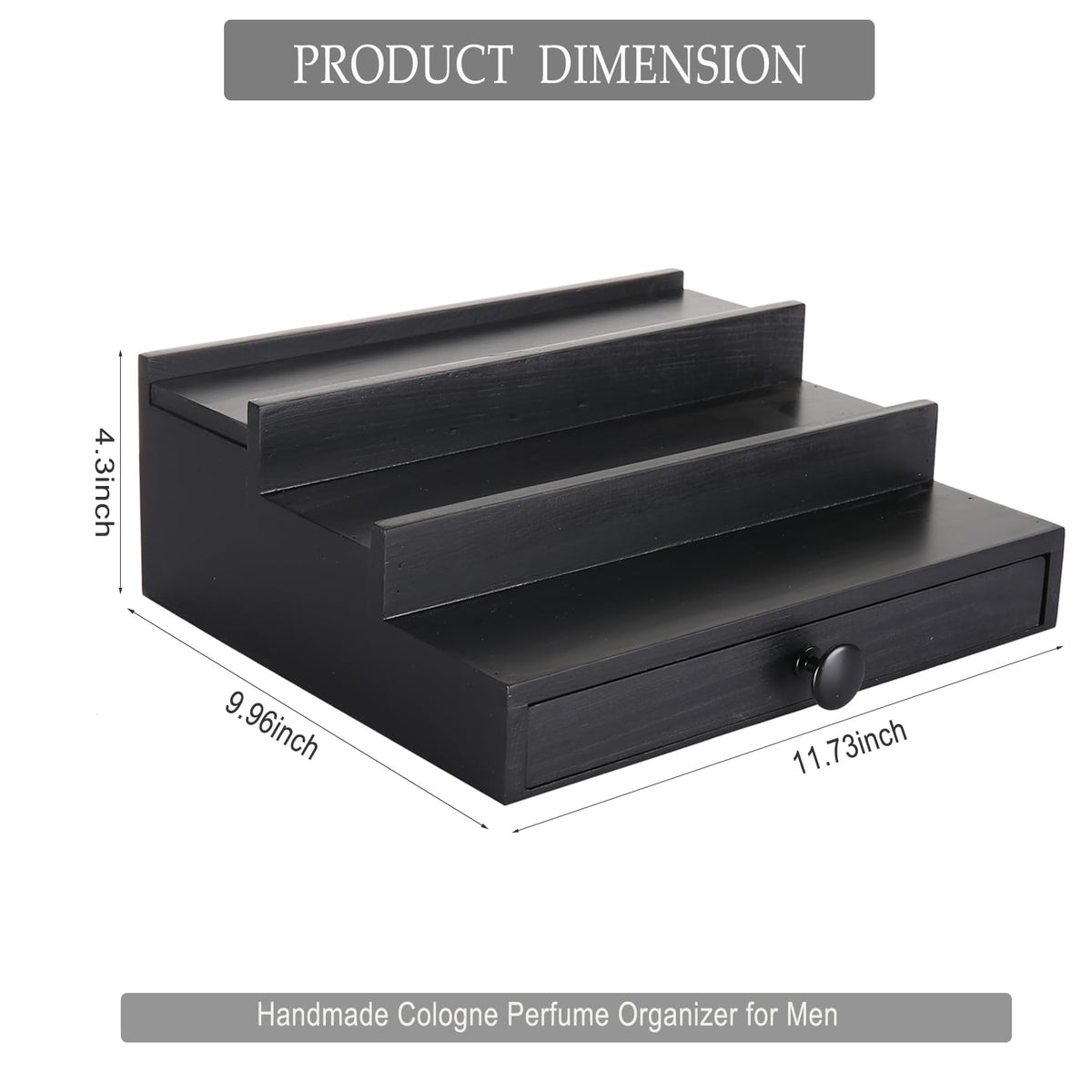 Fengligoo large-capacity tray holds daily fragrances and accessories within reach.