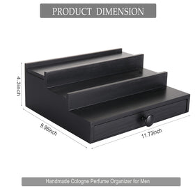 Fengligoo large-capacity tray holds daily fragrances and accessories within reach.