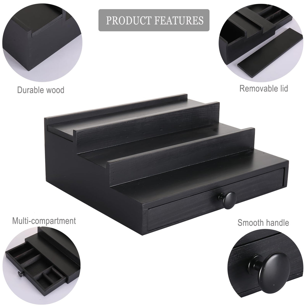 Fengligoo versatile storage shelf fits bathroom or vanity setups.