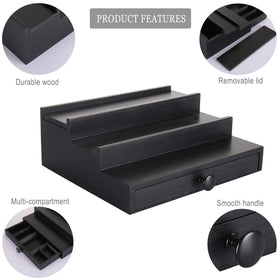 Fengligoo versatile storage shelf fits bathroom or vanity setups.