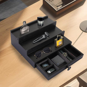 Fengligoo wooden jewelry and accessory organizer helps declutter daily essentials.