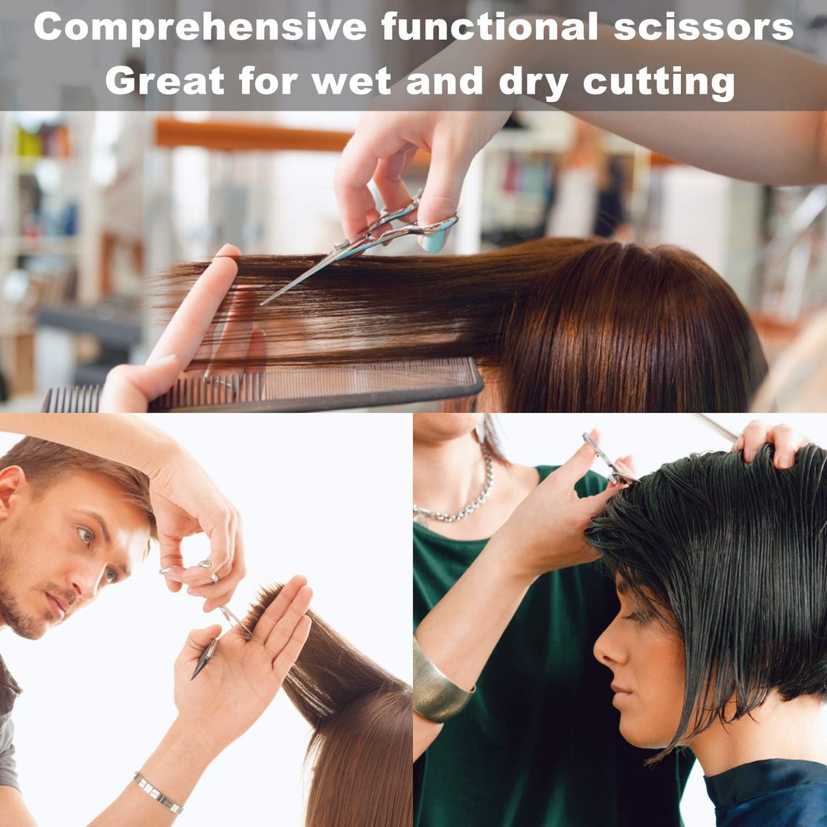 Fengliren salon and home use scissors ready for versatile styling across adults and kids