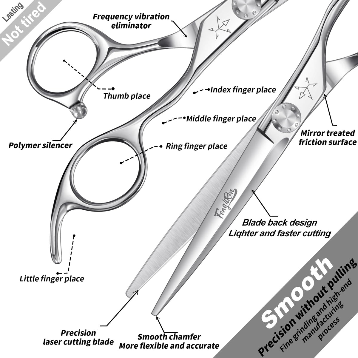 Fengliren stainless steel alloy blade close-up highlighting durability and sharpness