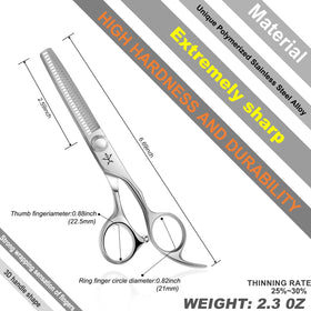 Fengliren thinning teeth detail highlighting texture control capability