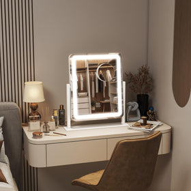 Ideal for vanity desks and tabletops, blending style with function.