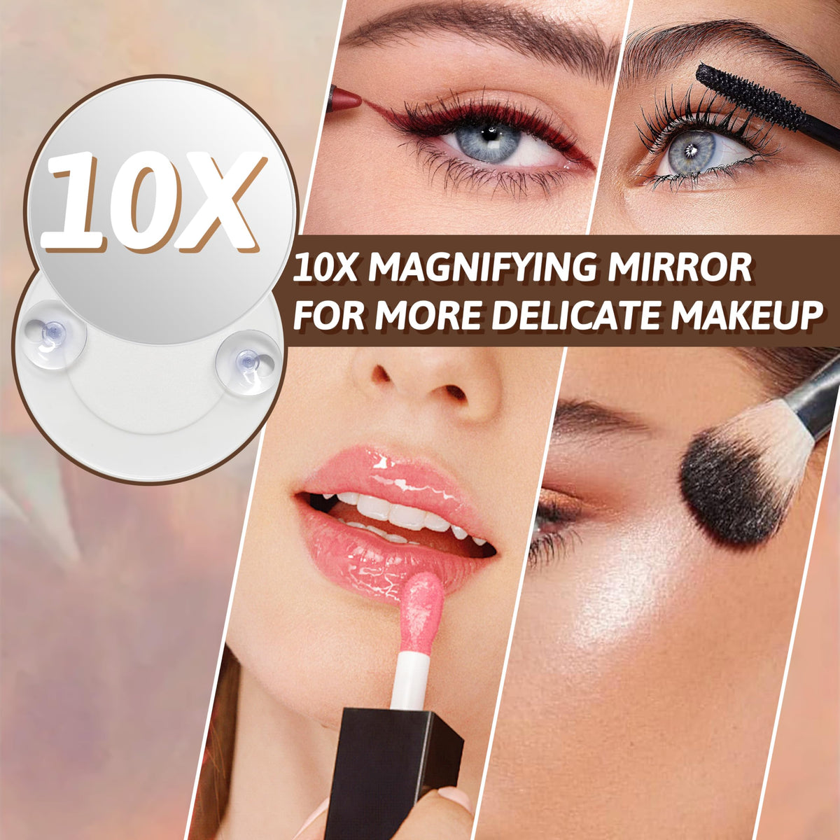 FENNIO vanity mirror aluminum frame for durable daily use