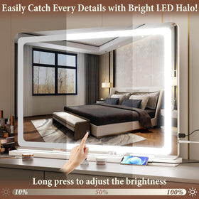 FENNIO mirror touch sensor close-up with easy controls