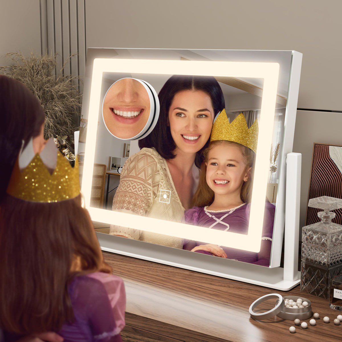 FENNIO vanity mirror high quality glass for clear reflections
