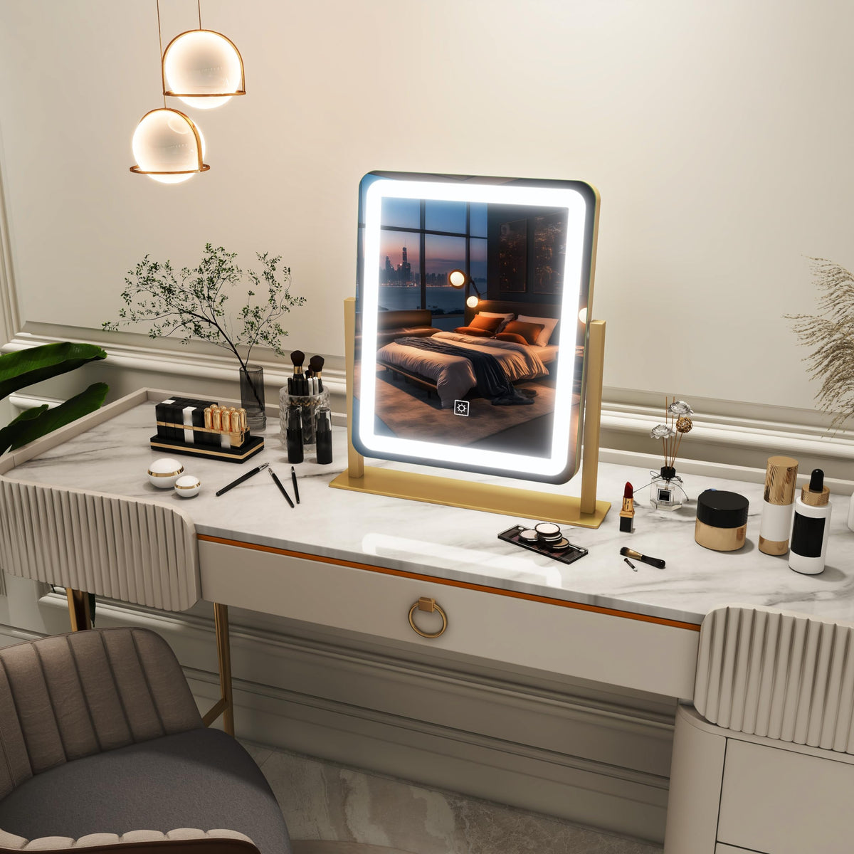 FENNIO vanity mirror lights smart touch control for simple use