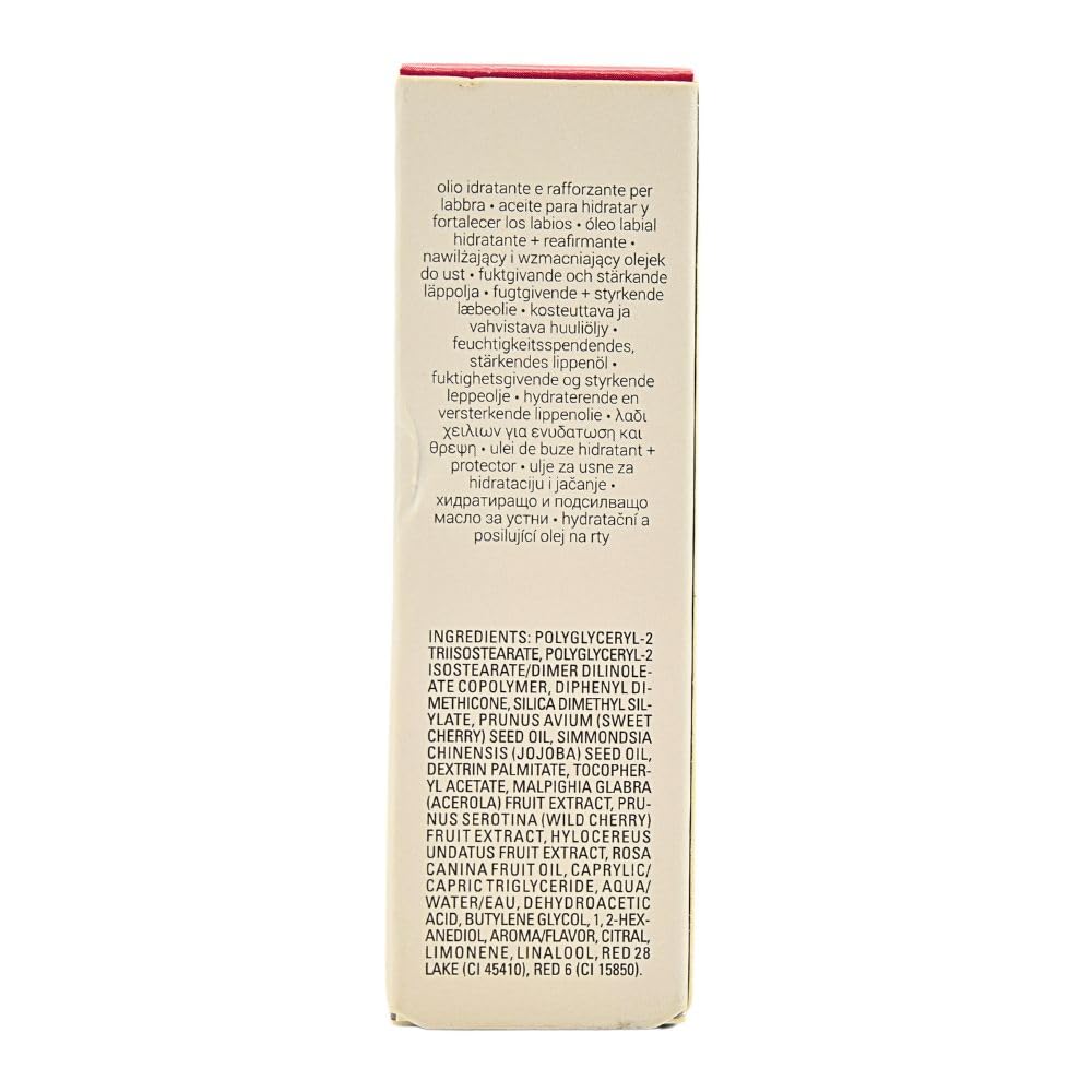 Nourishing oils sealing moisture on lips for comfort