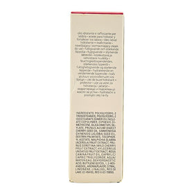 Nourishing oils sealing moisture on lips for comfort