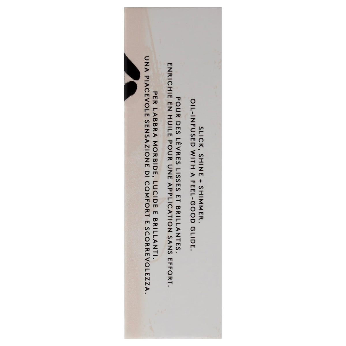 Fenty Beauty Gloss Bomb Luminizing Lip Oil 02 Miss Jellyfish packaging with sleek tube.