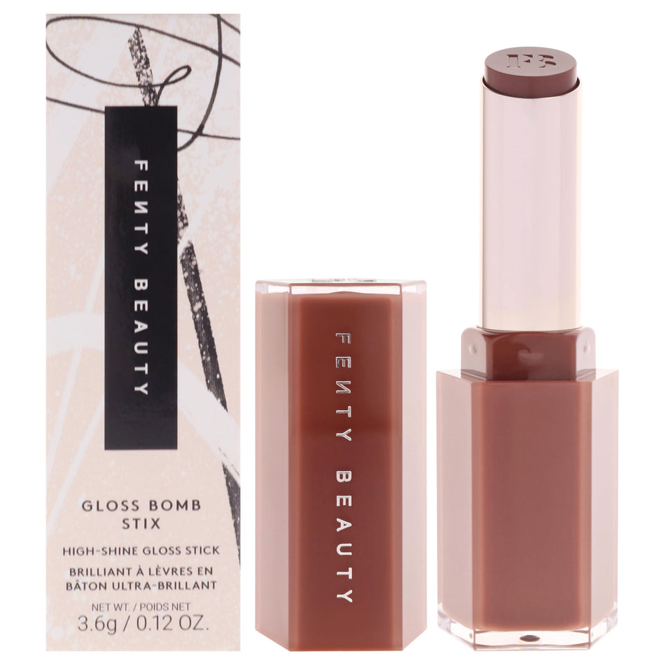 FENTY BEAUTY Gloss Bomb Stix Rose Amber tube with radiant shine