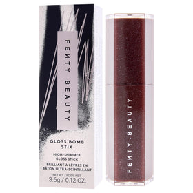 Fenty Beauty Gloss Bomb Stix Lip swatch reveals vivid sparkle