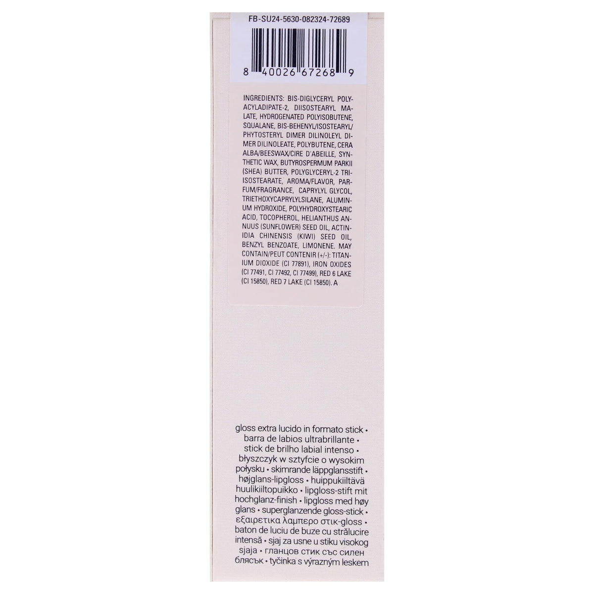 Fenty Beauty Gloss Bomb Stix Spice Cold premium packaging with sleek design