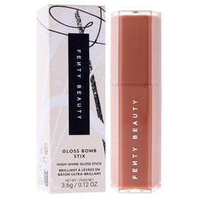 Fenty Beauty Gloss Bomb Stix Spice Cold tube highlights moisturizing formula for lasting lip comfort