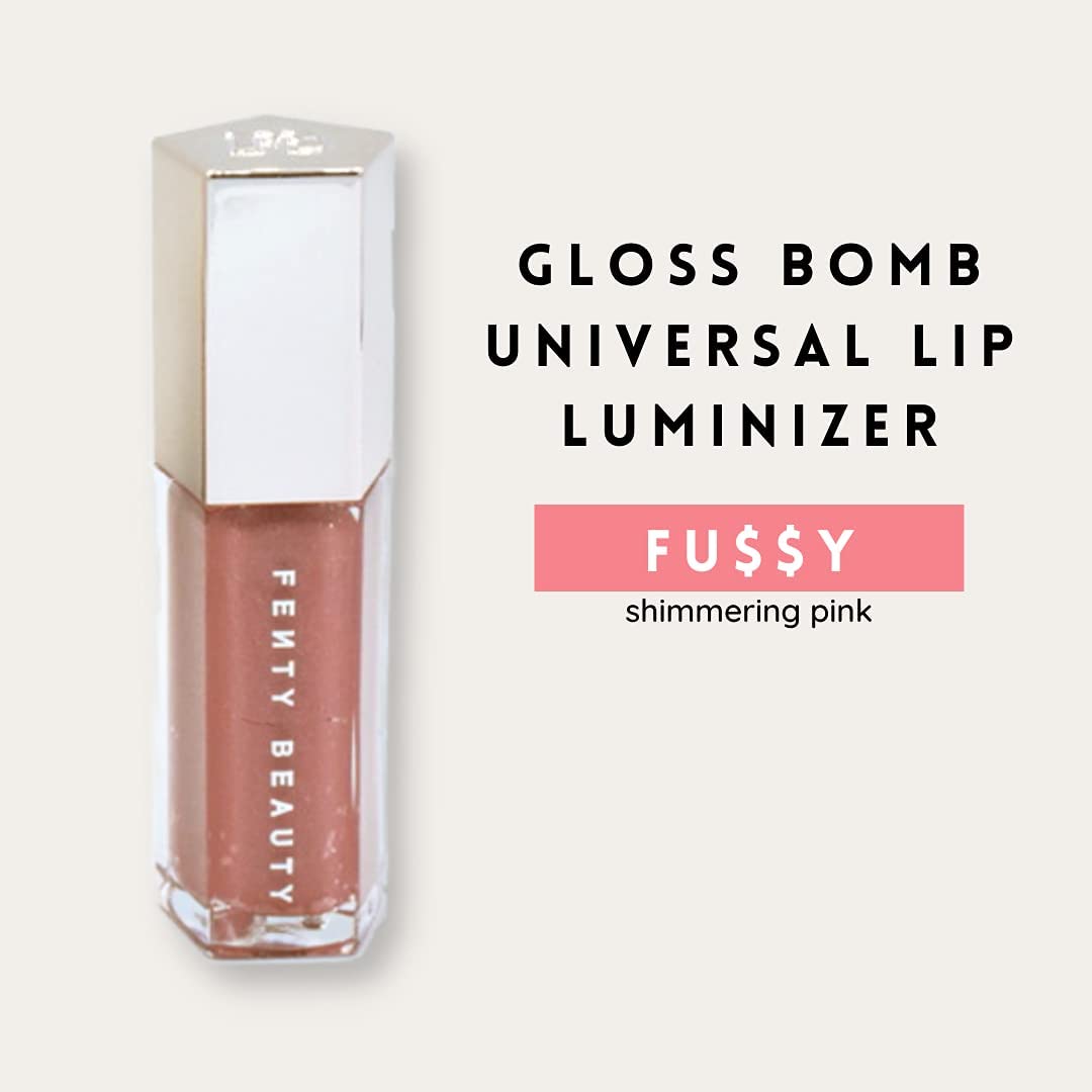 Fenty Beauty Gloss Bomb 02 Fussy applies smoothly for non-sticky, comfortable wear