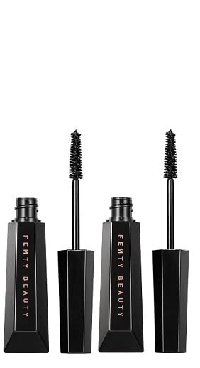 Fenty Beauty Hella Thicc Thicc mascara duo back packaging showcases full-size value.