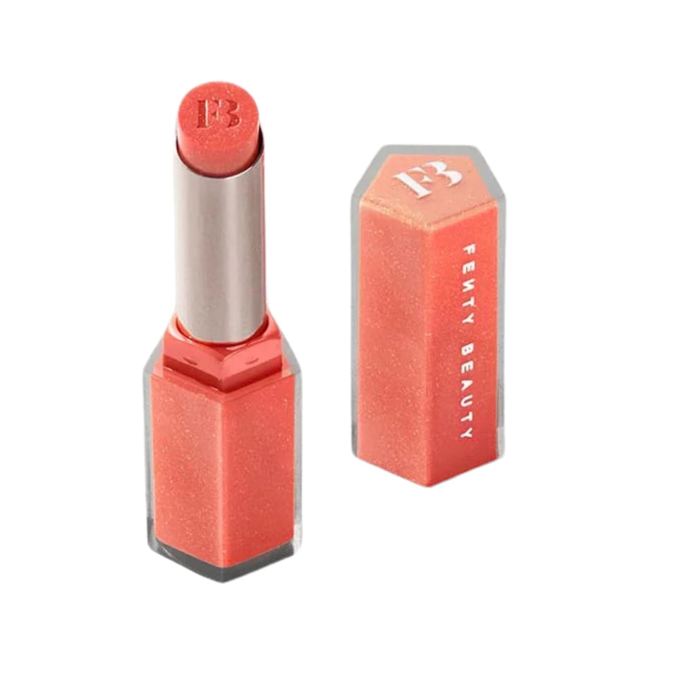 Fenty Beauty Gloss Bomb Stix packaging shows premium gloss finish for everyday glamour.