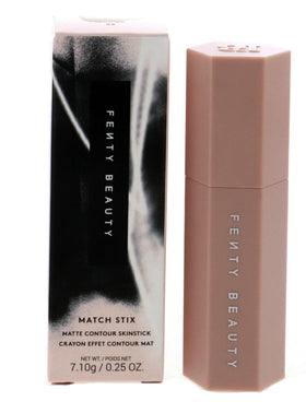 Fenty Beauty Match Stix Soft Amber 08 container shows creamy matte contour formula