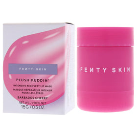 Fenty Beauty Plush Puddin jar with Barbados Cherry scent supports daily lip care.