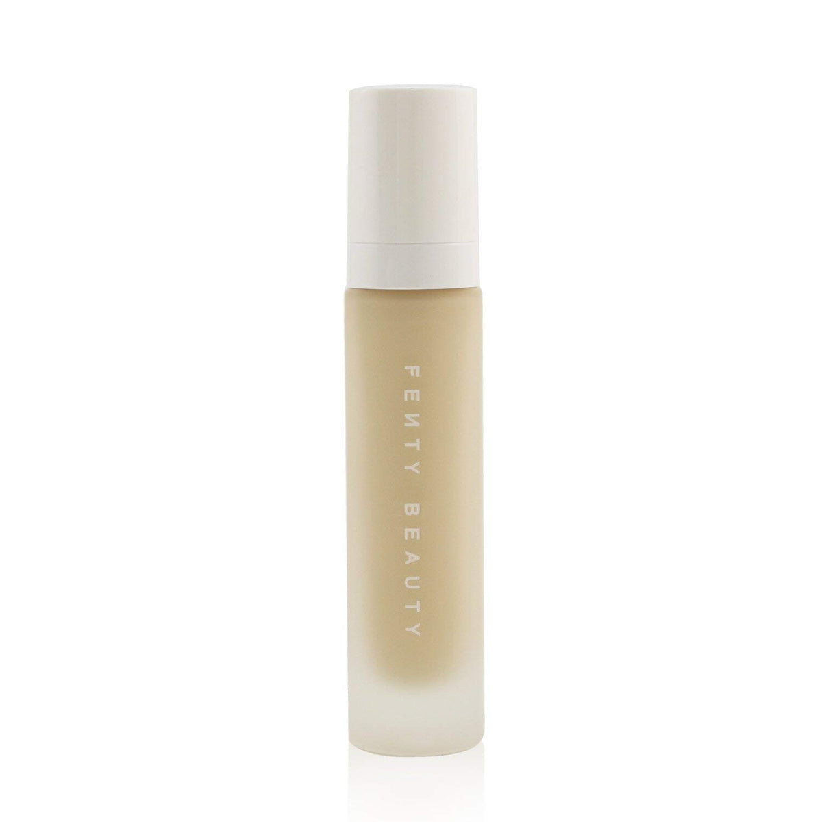 Fenty Beauty Pro Filt'r Soft Matte Longwear Foundation bottle close-up with long-lasting coverage.