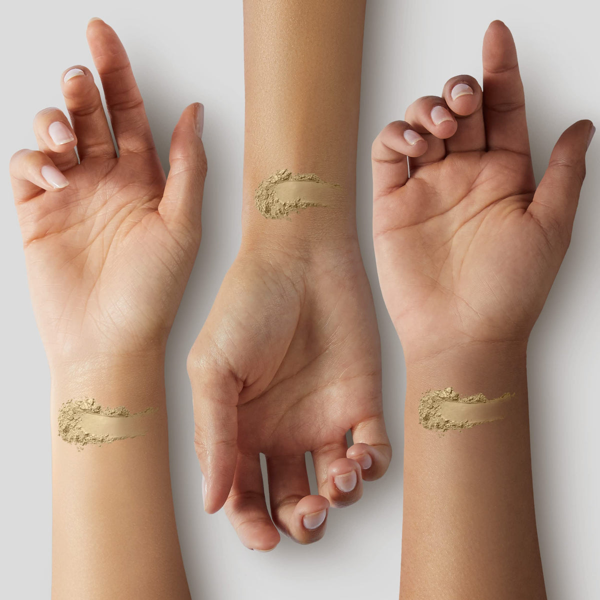 Fenty Beauty Pro Filt’r 230 finish on skin demonstrates natural soft matte look.