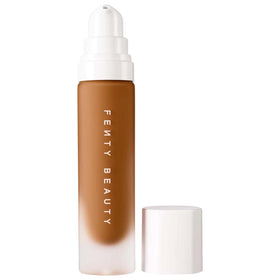 Fenty Beauty Pro Filt'r foundation bottle with satin-matte, buildable coverage.