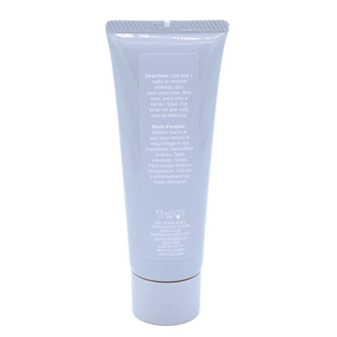 Fenty Beauty Total Cleans'r apply and rinse action in a two-in-one cleanse