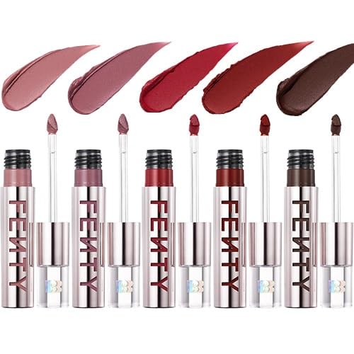 Fenty Icon Velvet Lipstick H.B.I.C. packaging and shade info at a glance