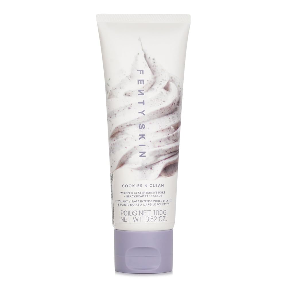 Fenty Skin Cookies N Clean whipped clay exfoliator clears pores and smooths skin