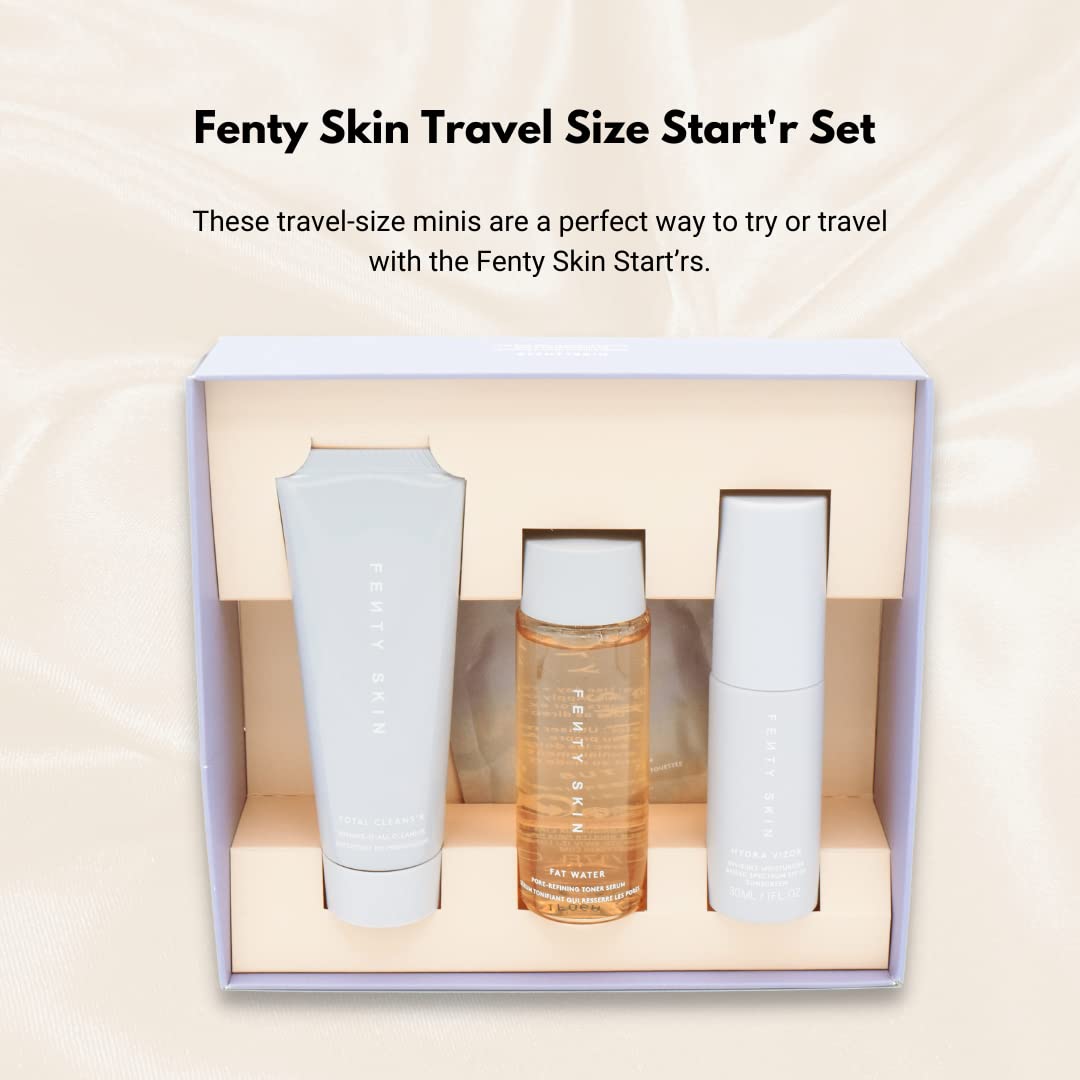 Fenty Skin Fat Water toner Serum bottle ready for refining pores and refreshing skin.
