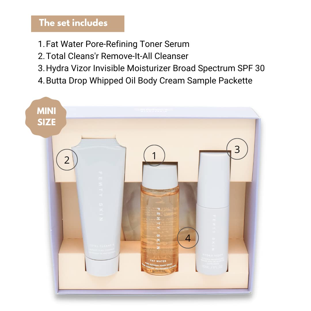 Fenty Skin Hydra Vizor Invisible Moisturizer jar with featherweight hydration.