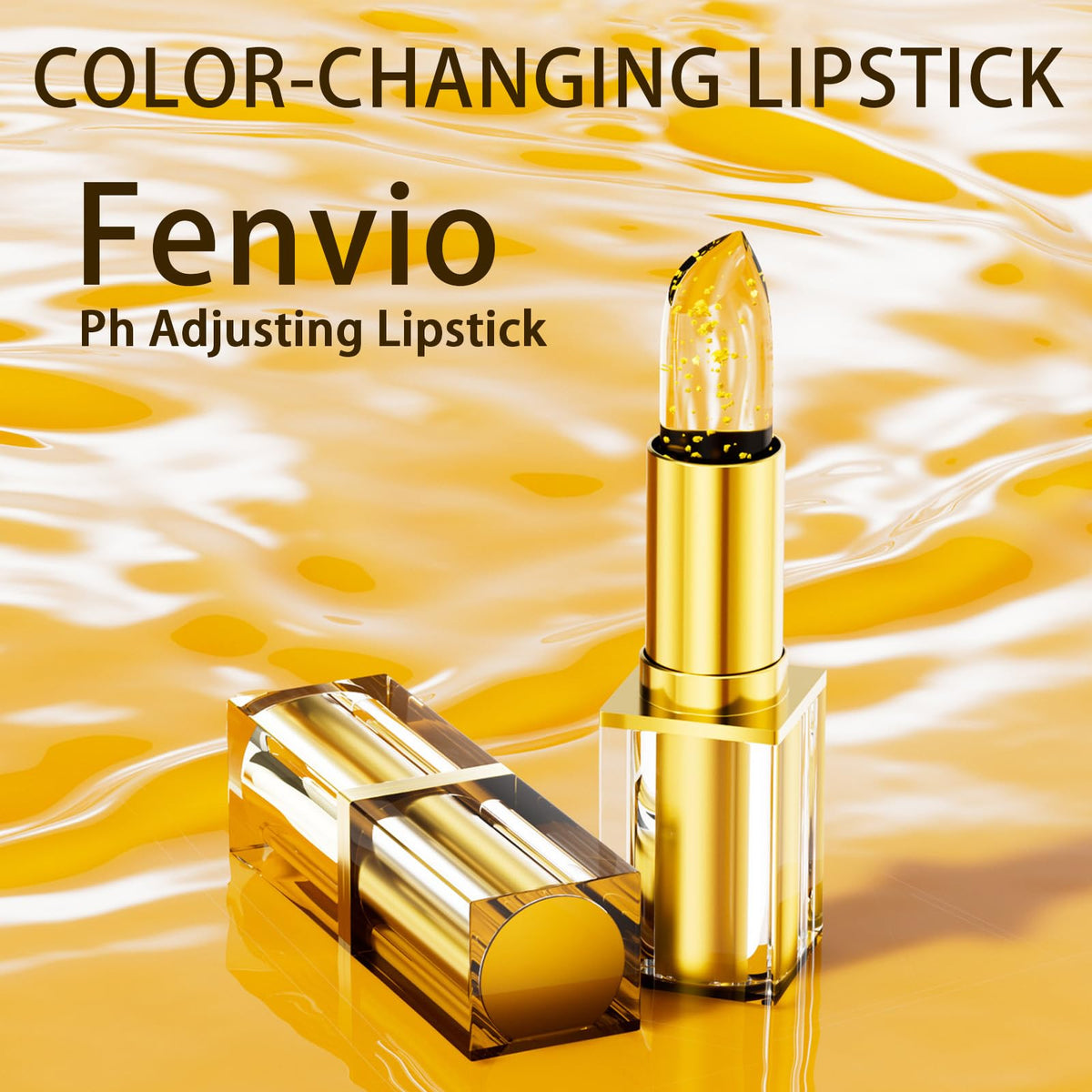 Fenvio Lipstick demonstrates long-lasting, transfer-proof color through meals.