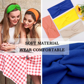FEQO 21-color twist headbands pack to match outfits.